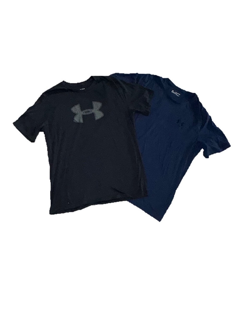 Under Armour HeatGear Men's Short Sleeve Tech Bundle Black & Navy Size 2XL